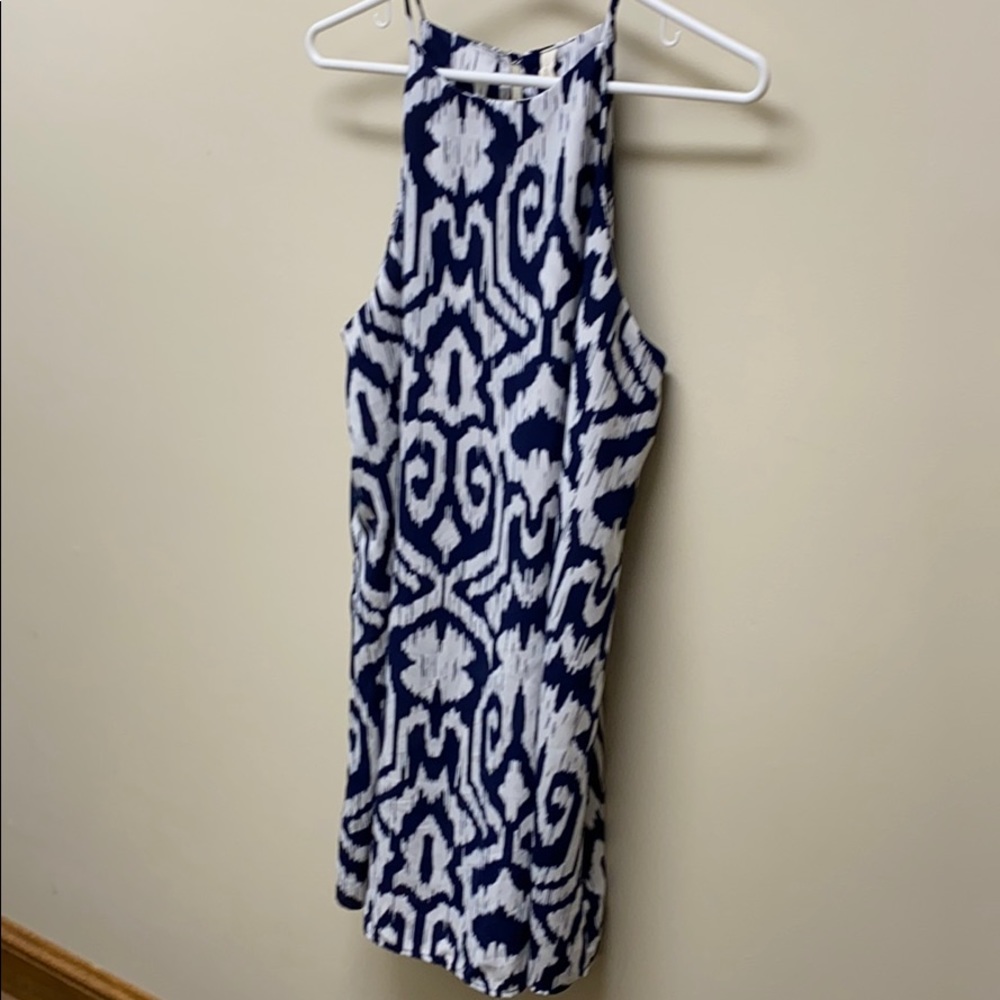Flirty Fun Navy / White Dress